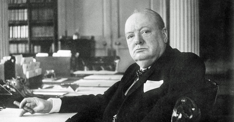 Churchill won the Nobel Prize for his writing.